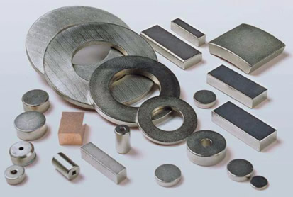 What are the types of strong NdFeB magnets